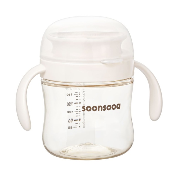 순수아 아기 PPSU 흘림방지 360도 자기주도컵 240ml