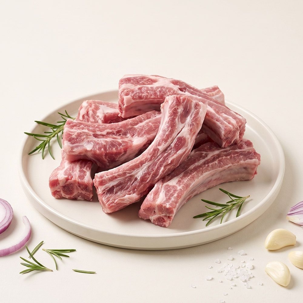 [신규입점] 미국산 등갈비(로인립) 500g x 총 4팩 외 소용량 ~ 대용량