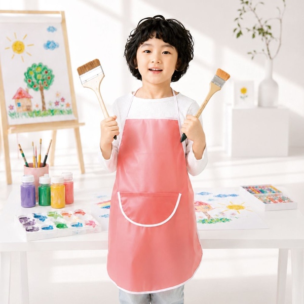 스카이 어린이 요리 놀이 미술가운앞치마 5color
