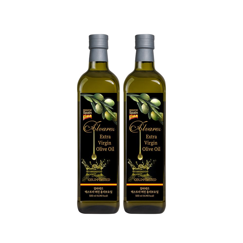 엑스트라 버진 올리브오일 500ml 2병 가격 비교 알바레즈 엑스트라 버진 올리브오일 500ml 2병