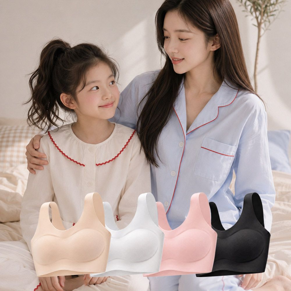 어나더디 퍼스트 주니어&하이틴 심리스 에어 브라탑 2p (4color)