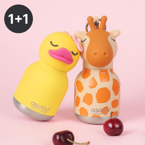 [1+1] 귀여운 키링 텀블러! 스텐 진공 보온보냉 캐릭터 미니 베스티 200ml