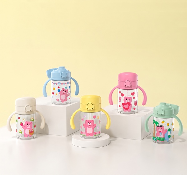 JOONIE 주니 벨리곰 이지 입모아컵 아기 원터치 PPSU 물컵 200ml