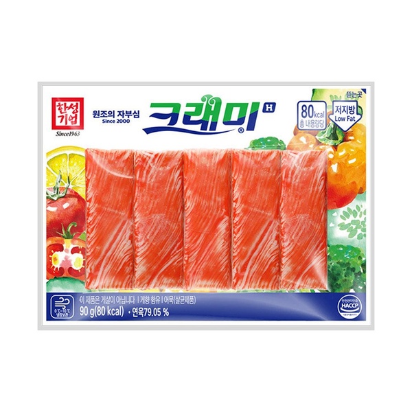 한성 크래미H 90g 10개 맛살 게살 게맛살 크라비아 크랩