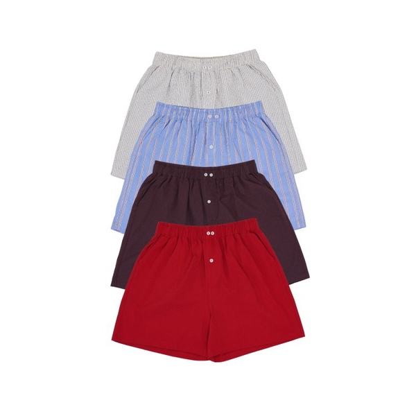 [2개입 추가할인] refine / 소프트워싱 40수 면 파자마 쇼츠,4colors,M/L