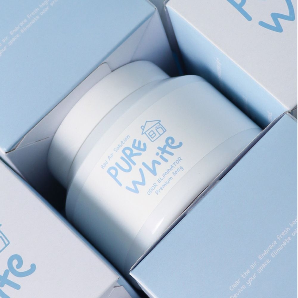 특대형 고체 탈취제 퓨어화이트 300g * 6개입