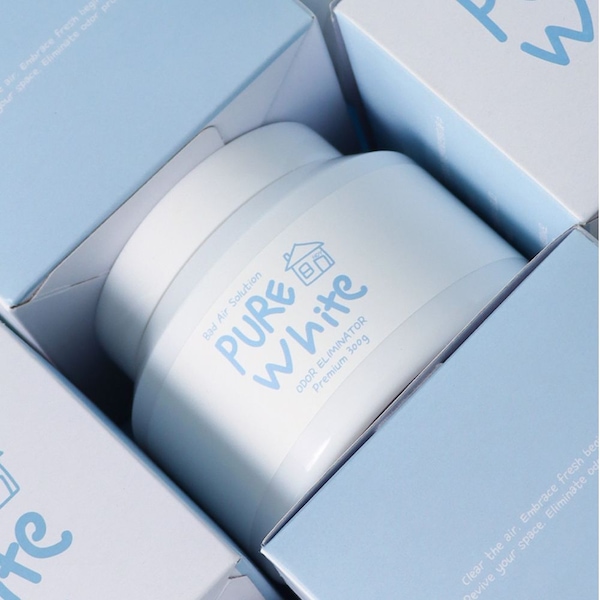 BAS 특대형 고체 탈취제 퓨어화이트 300g * 6개입