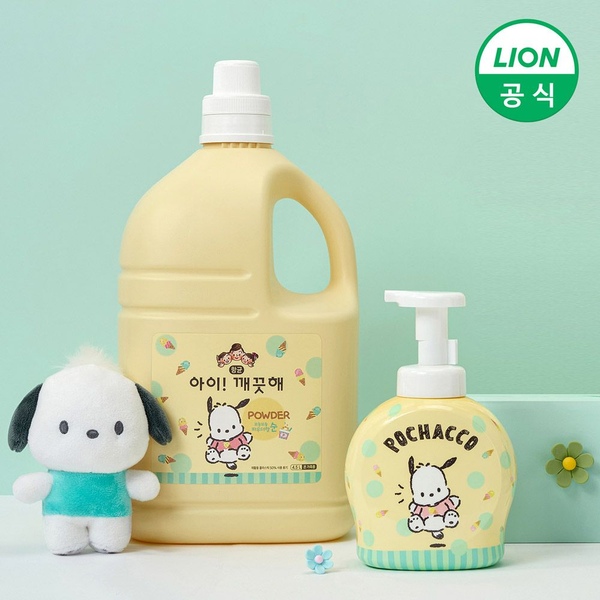 아이깨끗해 포차코 핸드워시 대용량 순 4.5L (+490ml 공용기 증정)