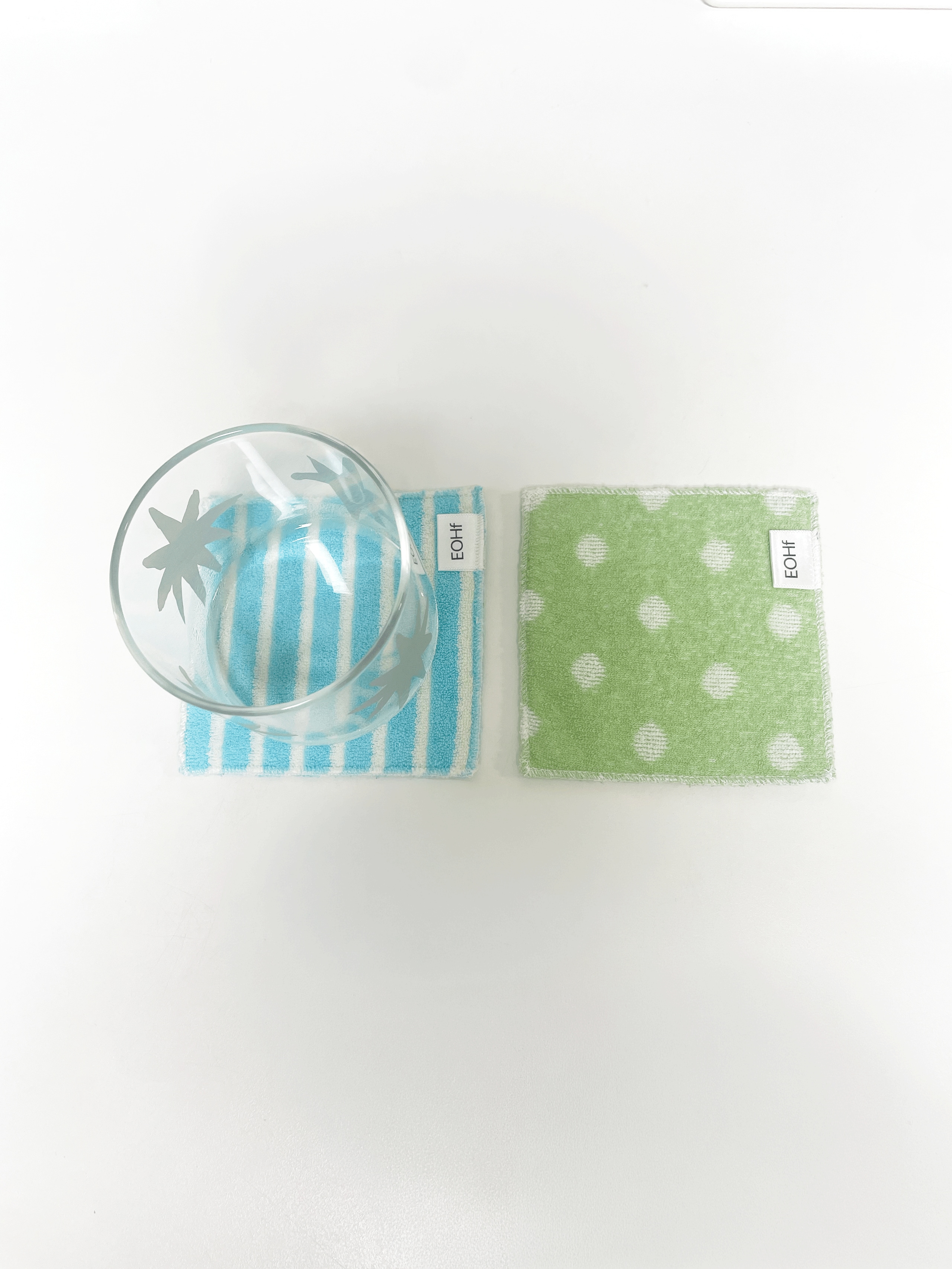 이오프 TOWER COASTER _ Polka Dot Light Green (코스터)