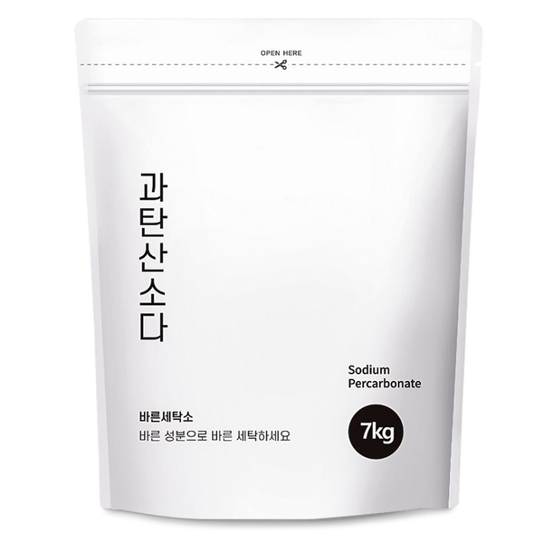 바른세탁소 과탄산소다 파우치 7kg