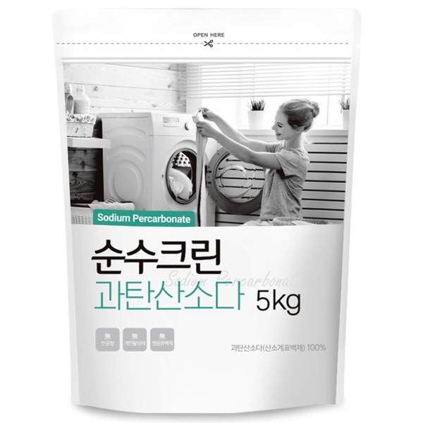 과탄산소다 파우치5kg 1등급원료사용 산소계표백제