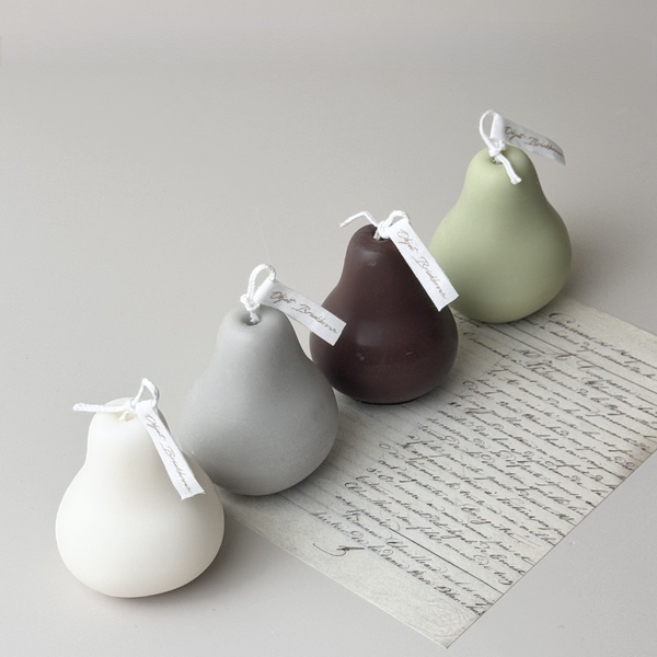 [오늘의집 단독] 서양배 오브제캔들 4color Pear Objet Candle