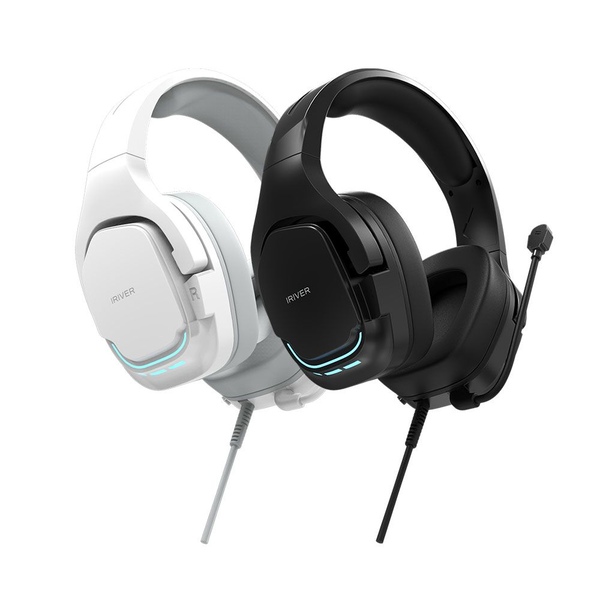 유선 게이밍 헤드폰 USB LED 게임 마이크 헤드셋 IRX-GH130