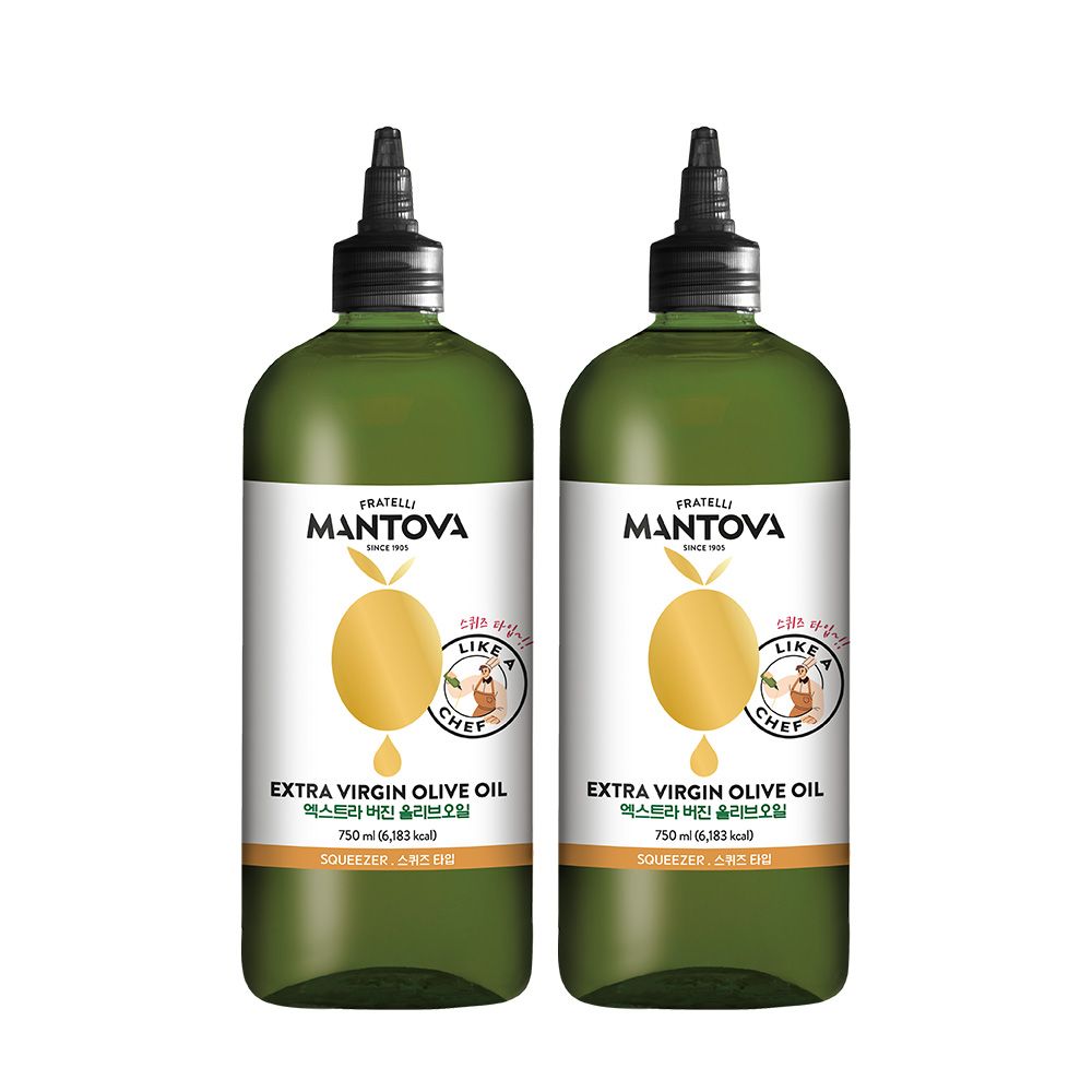 스퀴즈 보틀 엑스트라 버진 올리브오일 750ml 2개 가격 추이 만토바 스퀴즈 보틀 엑스트라 버진 올리브오일 750ml 2개 - 최저가 61,600원