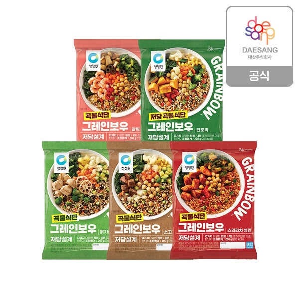 그레인보우200g 5종(갈릭쉬림프/스리라차치킨 외) 10개 골라담기