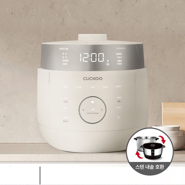 카드가31만! 올스텐 6인용 마스터셰프 트윈프레셔 밥솥CRP-LHTAR0610FGI