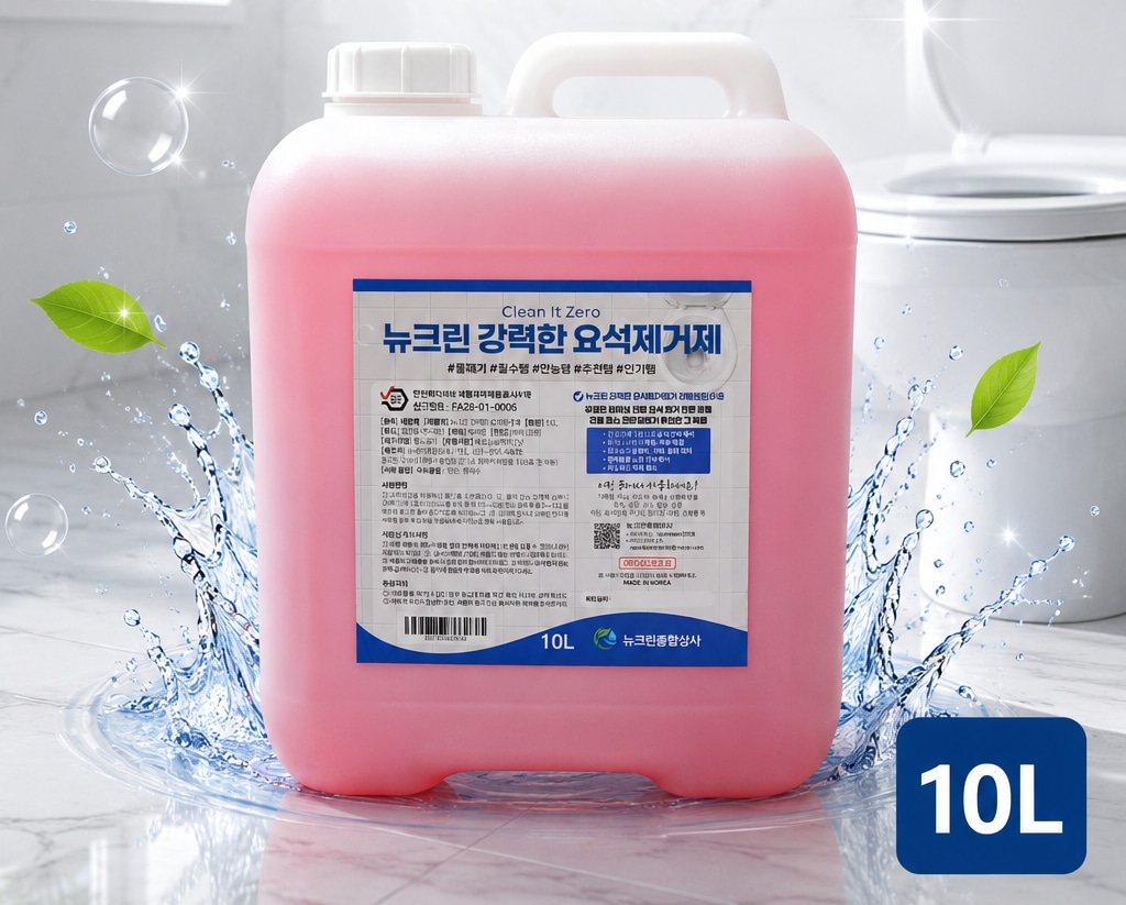 뉴크린 변기세정제 요석제거제 석회분해제 욕실 대용량 10L 화장실청소세제 소변기탈취제 가격 비교 뉴크린 뉴크린 변기세정제 요석제거제 석회분해제 욕실 대용량 10L 화장실청소세제 소변기탈취제