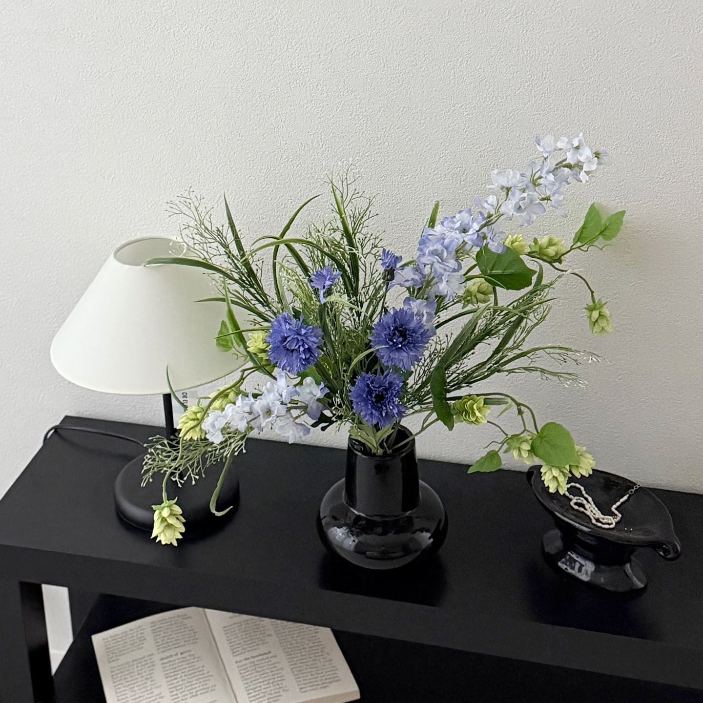 영이오브제 블루 헤이즈 조화 꽃다발 세트 - 최저가 34,500원