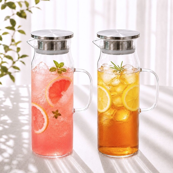 [1+1]내열유리물병 물병 물통 1.5L