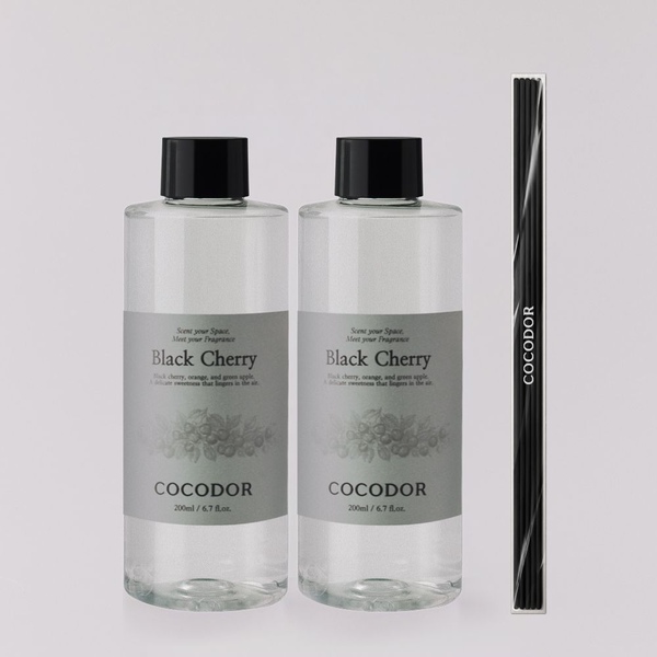 2+2 디퓨저 리필액 200ml X 4개 + 리드스틱 증정