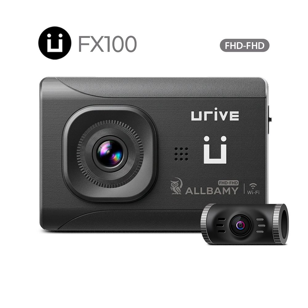유라이브 Allbamy FX100 전후방 FHD 2채널 블랙박스 가격 비교 유라이브 유라이브 Allbamy FX100 전후방 FHD 2채널 블랙박스