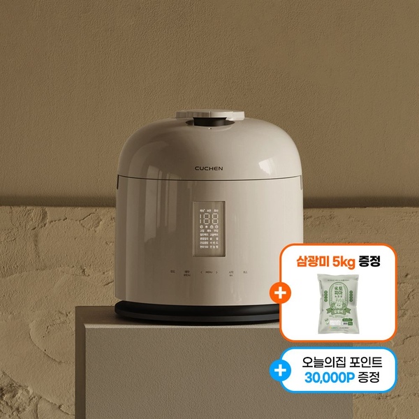 3만P+쌀5kg! 123 10인 풀스텐 듀얼 IH밥솥 CRT-XPD1070IEGW