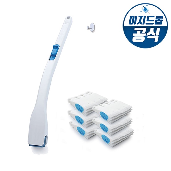변기크리너 핸들 1개 + 추가 6개입/ 변기세정제 변기청소 변기청소솔 변기청소리필 변기솔