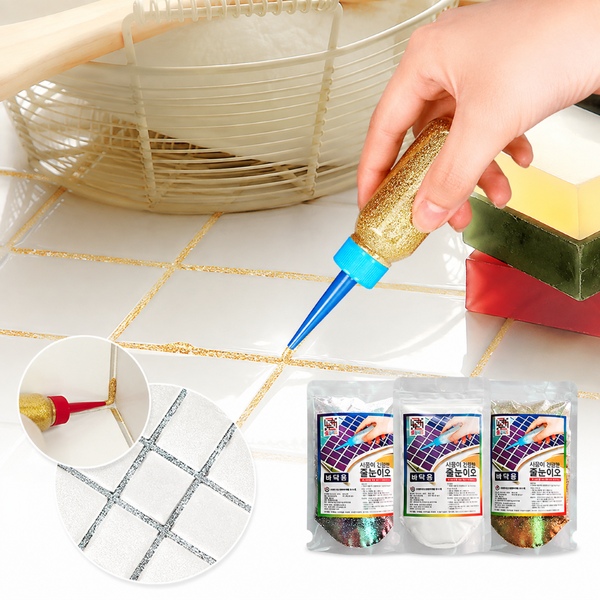 DIY 셀프 욕실 타일 줄눈 시공제 오염 곰팡이 방지