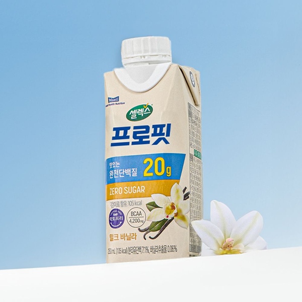*셀렉스 프로핏 완전단백질 밀크바닐라 드링크 250ml 18팩