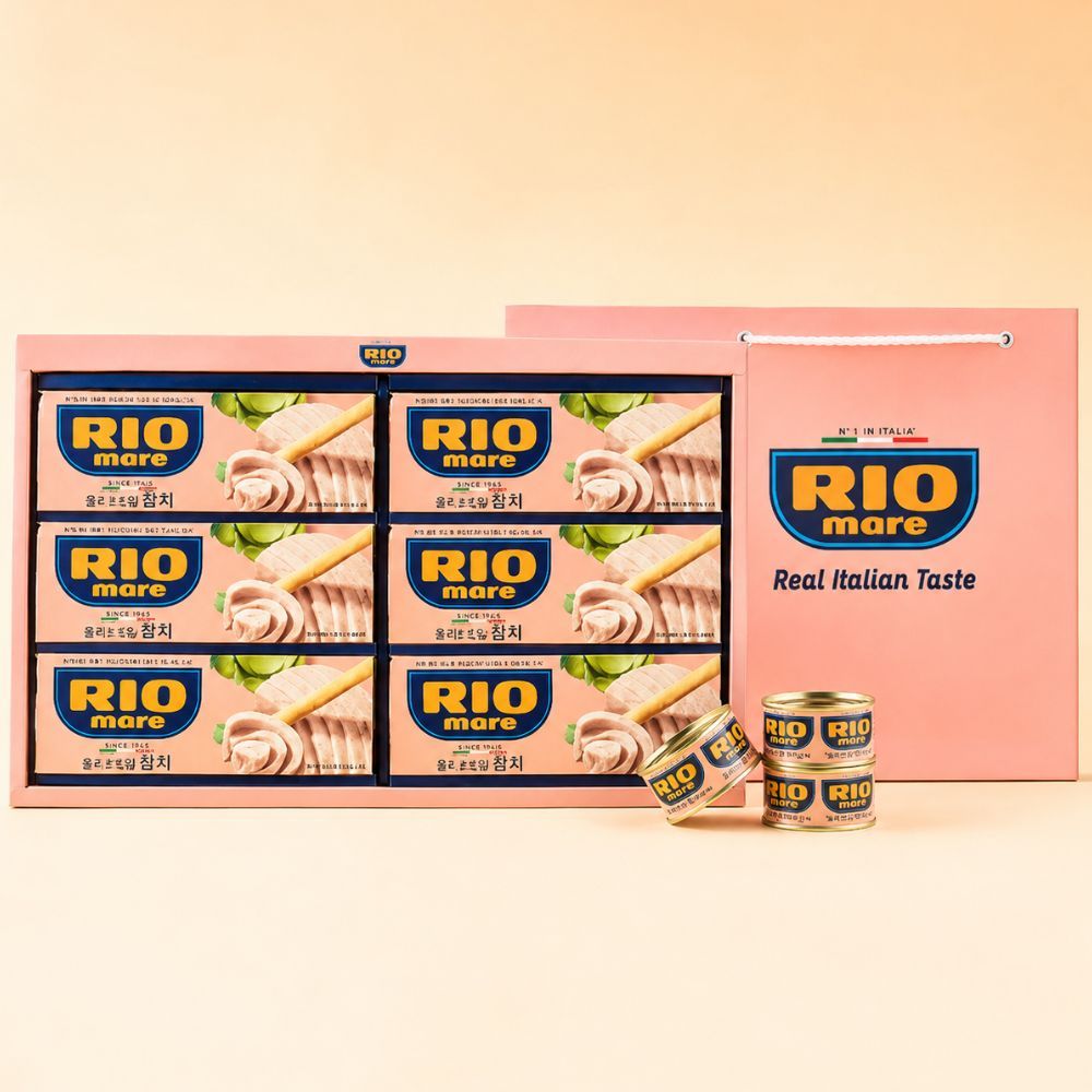 이탈리아 리오마레 올리브오일 참치 선물세트 240g x 6개입 참치캔 명절선물 가격 비교 빈스몰 이탈리아 리오마레 올리브오일 참치 선물세트 240g x 6개입 참치캔 명절선물
