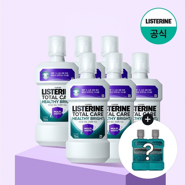 토탈 헬씨 브라이트 750ml x6+(증정)250ml x2 랜덤(스트롱)