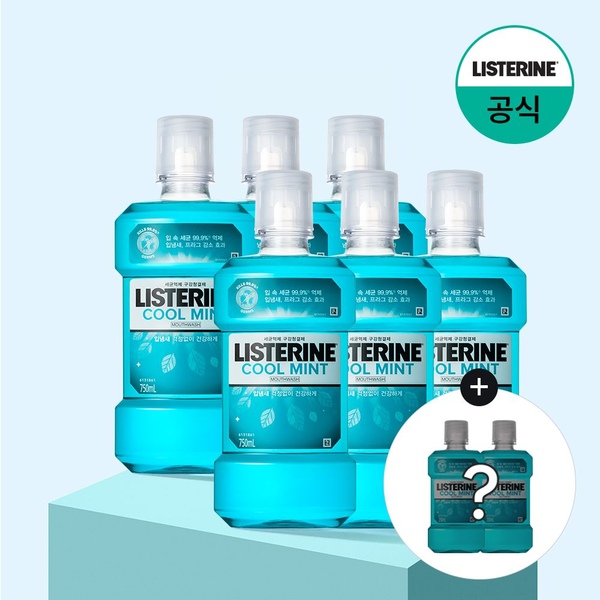 쿨민트 750ml x6+(증정)250ml x2 랜덤(스트롱)