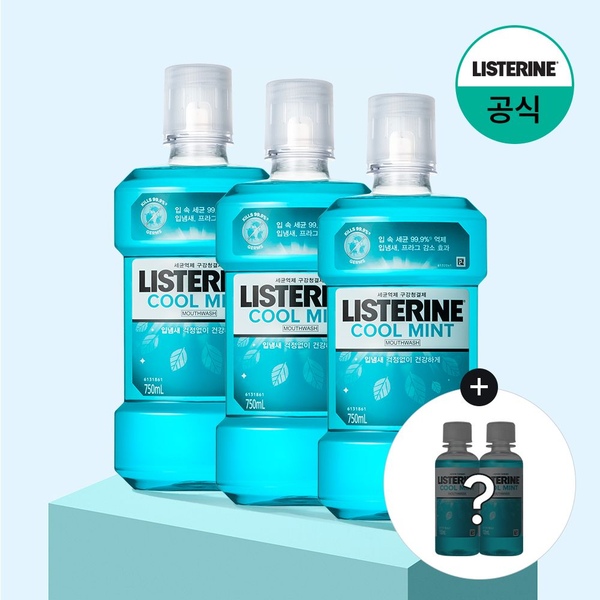 쿨민트 750mlx3+(증정)100mlx2 랜덤(스트롱)