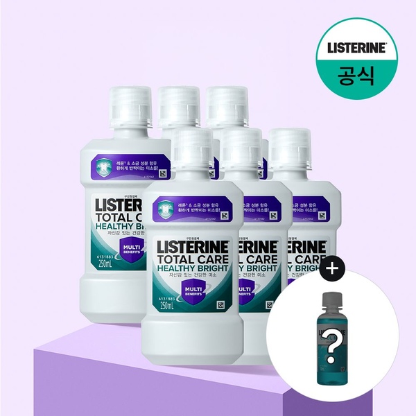 토탈 헬씨 브라이트 250mlx6+(증정)100ml 랜덤(스트롱)