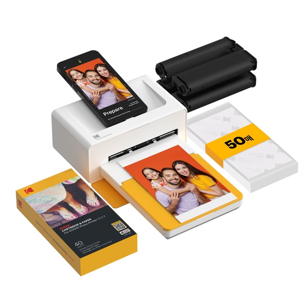 코닥 도크2 PD460+50매+악세사리번들 가정용 포토프린터
