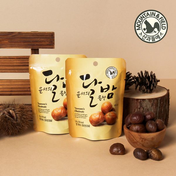 산과들에 윤서의달밤 30g 30봉 맛밤 깐밤