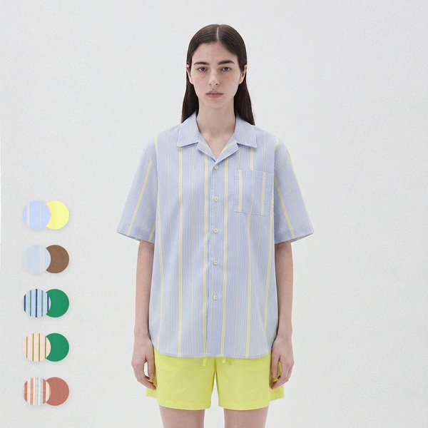 [오늘의집 단독] 마일드선데이 레이지 하프 파자마 셋업 - 5colors