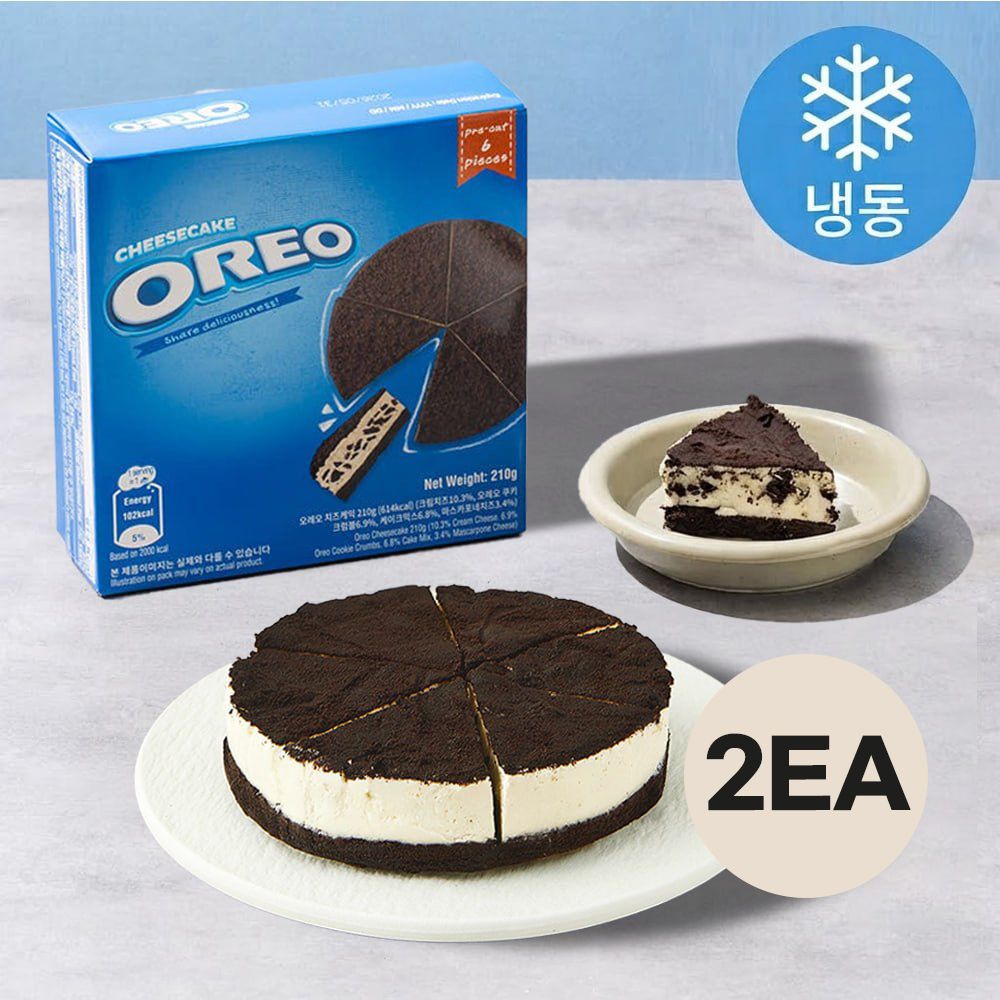 오레오 치즈케이크 210g 2개 가격 비교 필라델피아 오레오 치즈케이크 210g 2개
