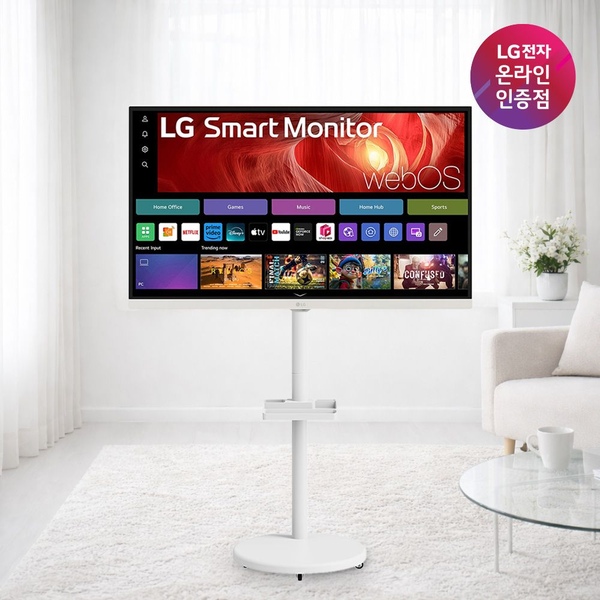 LG 4K 스마트모니터 U7s 이동식스탠드 이동식TV 삼탠바이미
