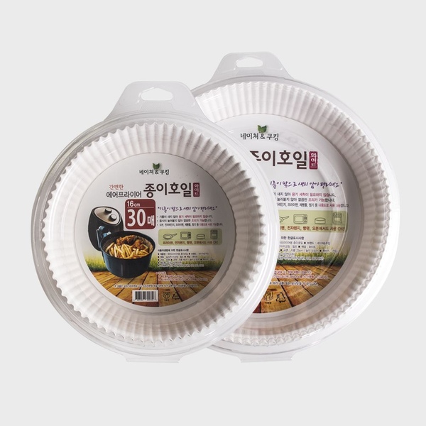 에어프라이어 유산지 기름종이 종이호일 30장 (2size)