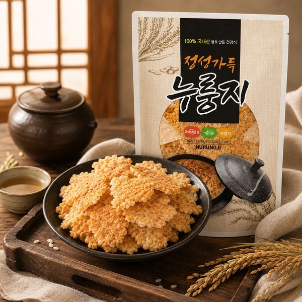 정성가득 고소한 누룽지 가마솥 둥글레가루 함유