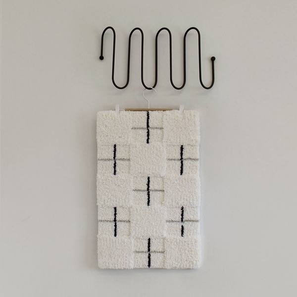 GRID 도어매트 - 블루 (2 sizes)