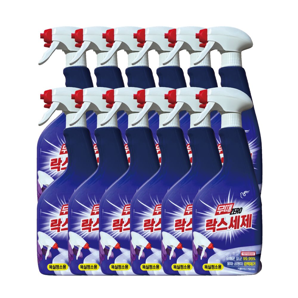 무때제로 락스세제 욕실청소용 750ml x 12개 가격 추이 피죤 무때제로 락스세제 욕실청소용 750ml x 12개 - 최저가 62,900원