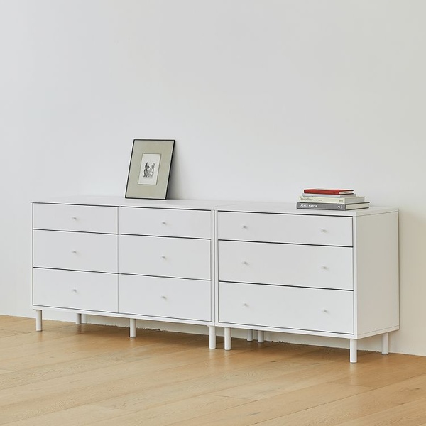 basic / 바른 3단 와이드 서랍장, 400/800/1200/2000