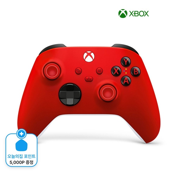 [5천p 증정] Xbox 무선 컨트롤러 펄스레드 게임패드 조이스틱