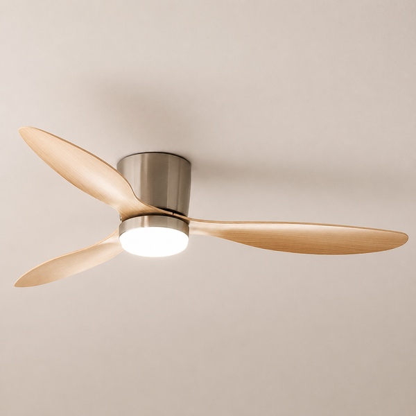 샌디 IoT 원격제어 BLDC 유선형 실링팬 132cm 52인치 (LED조명 선택)