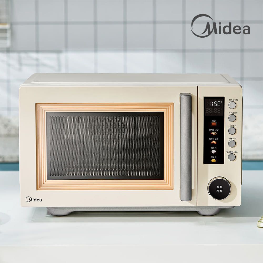 미디어 플랫 광파오븐 에어프라이어 전자레인지 25L 아이보리 MMOP03F3A-ACSBCR