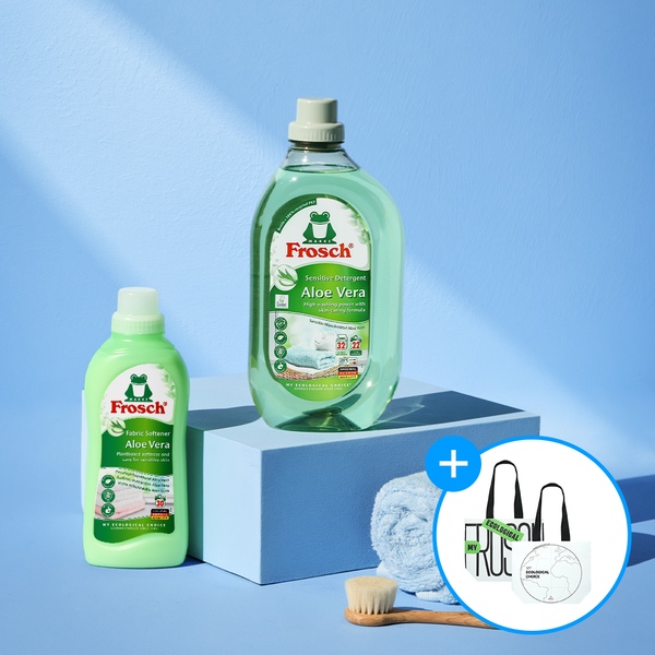 독일 세탁세제 1.5L 2개+섬유유연제 750ml 3개 (리유저블백 랜덤 증정)