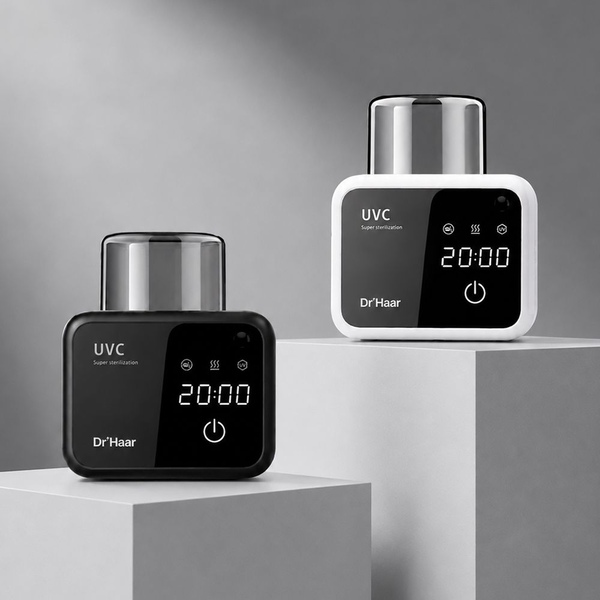 무선 UV히팅 칫솔살균기 가정용 휴대용 소독기 면도기 건조기 2구 화이트