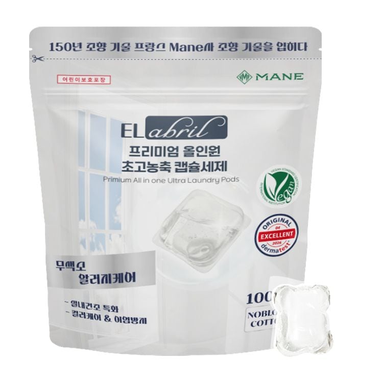 엘라브릴 프리미엄 올인원 초고농축 캡슐세제 100개입/프랑스 MANE/무색소 알러지케어 가격 추이 엘라브릴 엘라브릴 프리미엄 올인원 초고농축 캡슐세제 100개입/프랑스 MANE/무색소 알러지케어 - 최저가 14,900원